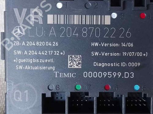 Comfort control module MERCEDES-BENZ C-CLASS (W204)  | BP26480796M56 