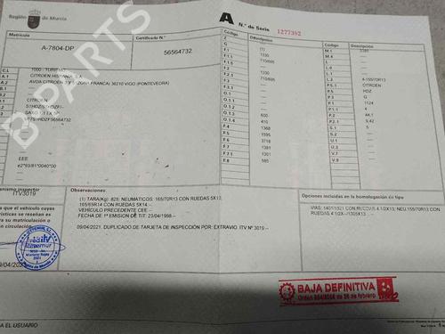 Starter CITROËN SAXO (S0, S1) 1.1 X, SX | BP26472377M8 