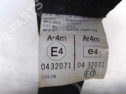 Rear right seatbelt HONDA ACCORD VII (CL, CN) 2.2 i-CTDi (CN1) | BP26473609I28 