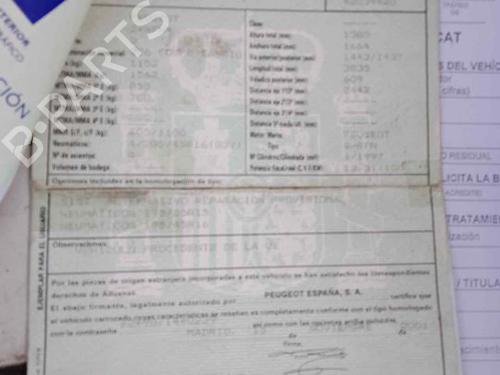 Fuse box PEUGEOT 206 CC (2D) 2.0 S16 | BP32134384E1 