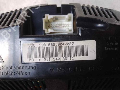 Instrument cluster MERCEDES-BENZ E-CLASS (W211) E 270 CDI (211.016) | BP26484855C47 