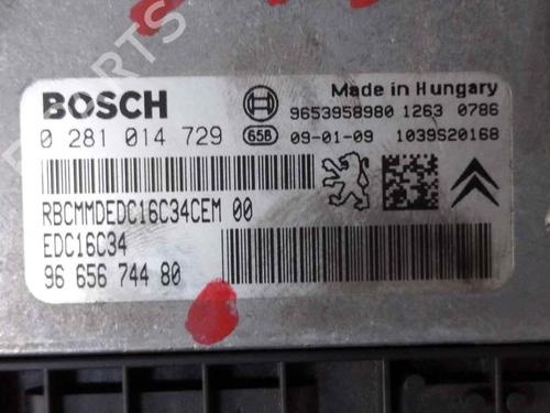 Engine control unit (ECU) CITROËN C4 Picasso I MPV (UD_)  | BP26483663M57 