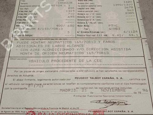 Left taillight PEUGEOT 106 I (1A, 1C)  | BP26472535C34 