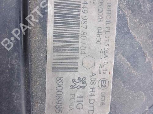 Right headlight PEUGEOT 1007 (KM_) | BP28455319C29
