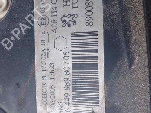 Left headlight PEUGEOT 1007 (KM_)  | BP28455320C28 