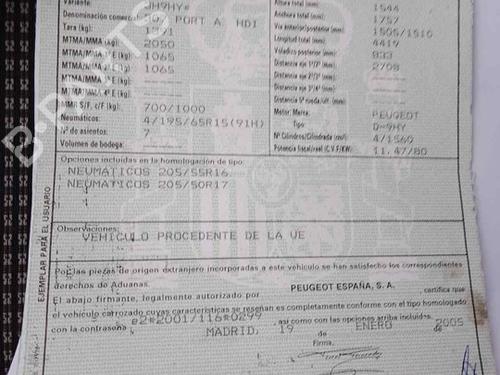 Left taillight PEUGEOT 307 Break (3E) 1.6 HDi 110 | BP32084492C34 