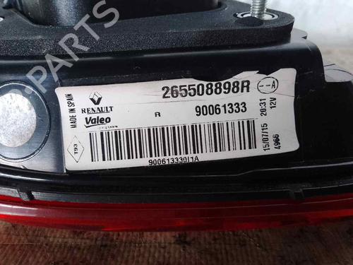 Right tailgate light RENAULT KADJAR (HA_, HL_) 1.5 dCi 110 (HLA3) | BP29607587C80 