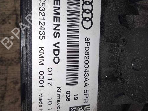 Climate control AUDI A3 (8P1)  | BP27616617I5 