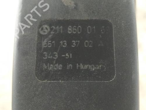 Rear center seatbelt MERCEDES-BENZ E-CLASS (W211) E 320 CDI (211.026) | BP26481598I27 