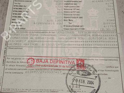 Left taillight FORD FOCUS I (DAW, DBW) 1.8 TDCi | BP26472570C34 