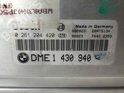 Engine control unit (ECU) BMW 3 (E46) 316 i | BP28463238M57 - Image 3