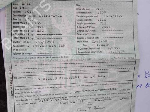 Motor OPEL ASTRA G Hatchback (T98)  | BP29610559M1 