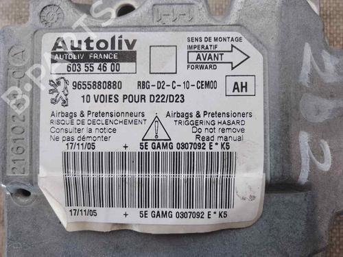 Kollisjonspute styreenhet PEUGEOT 407 (6D_)  | BP26469098M53 