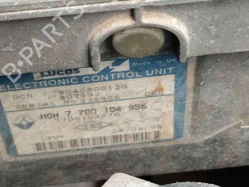 Computer motormanagement RENAULT KANGOO (KC0/1_) D 65 1.9 (KC0E, KC02, KC0J, KC0N) | BP29124501M57 