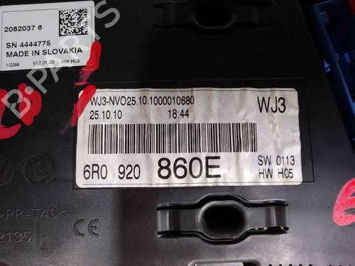 Instrument cluster VW POLO V (6R1, 6C1)  | BP26484290C47 