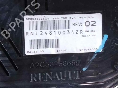 Instrument cluster RENAULT MEGANE III Hatchback (BZ0/1_, B3_) 1.5 dCi | BP26885623C47 