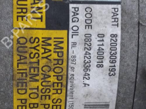 AC compressor RENAULT SCÉNIC II (JM0/1_)  | BP26474598M34 