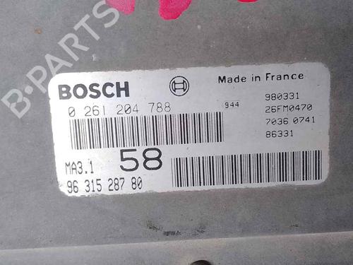 Engine control unit (ECU) CITROËN SAXO (S0, S1) 1.1 X, SX | BP26472302M57 
