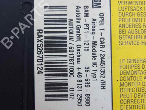 Høyre gardin kollisjonspute OPEL ASTRA H GTC (A04)  | BP26483758C12 