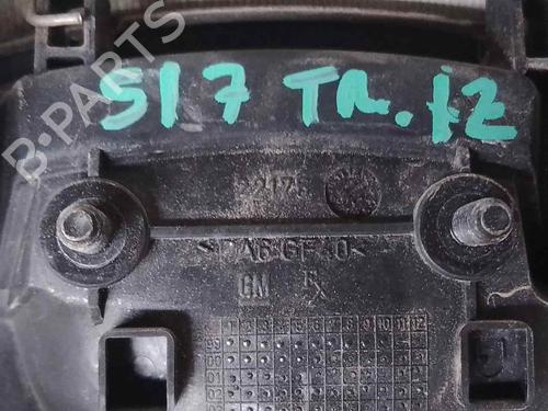 Venstre bak utvendig håndtak OPEL MERIVA A MPV (X03) 1.7 DTI (E75) | BP26468002C130 