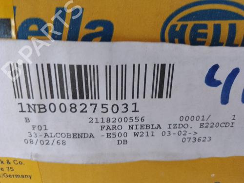 Left front fog light MERCEDES-BENZ E-CLASS (W211) E 220 CDI (211.006) | BP26482158C30 