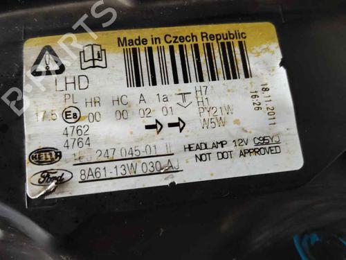 Left headlight FORD FIESTA VI (CB1, CCN) 1.4 TDCi | BP29427027C28 