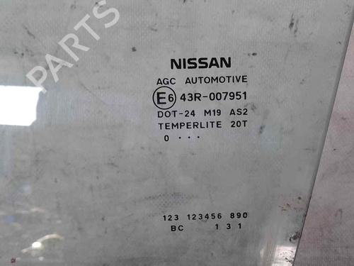 Front left door window NISSAN JUKE (F15)  | BP26482720C18 