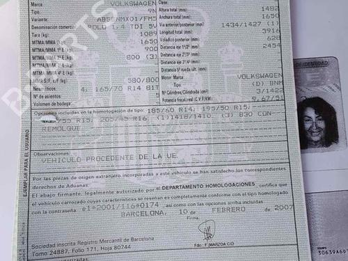 Front left interior door handle VW POLO IV (9N_, 9A_) 1.4 TDI | BP32070970I13