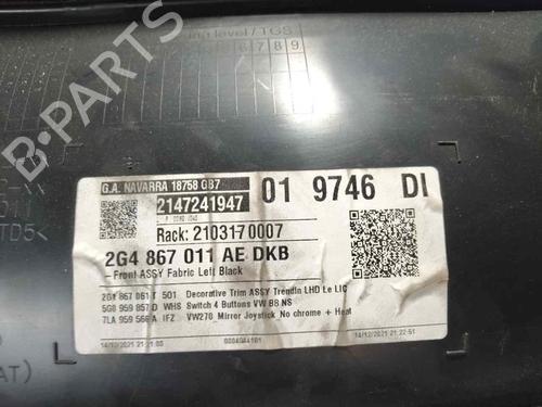 Front left panel VW POLO VI (AW1, BZ1, AE1) 1.0 TSI | BP28469650C58 - Image 2