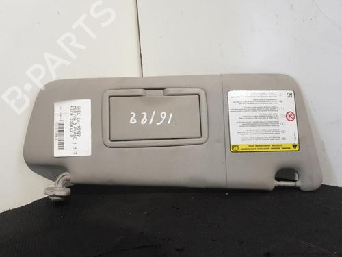 Used Right sun visor OPEL MERIVA B MPV (S10) 1.7 CDTI (75) (110 hp) 26416929