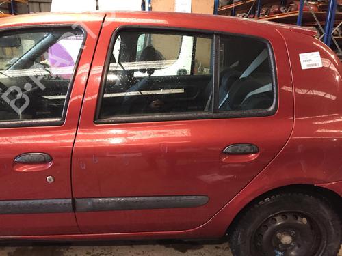Dør venstre bagtil Dør venstre bagtil RENAULT CLIO II (BB_, CB_) 1.4 16V (B/CB0P, BB13) (98 hp) 29456278 29456278