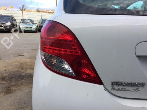 Used Left taillight PEUGEOT 207 (WA_, WC_) 1.4 HDi (68 hp) 28567535