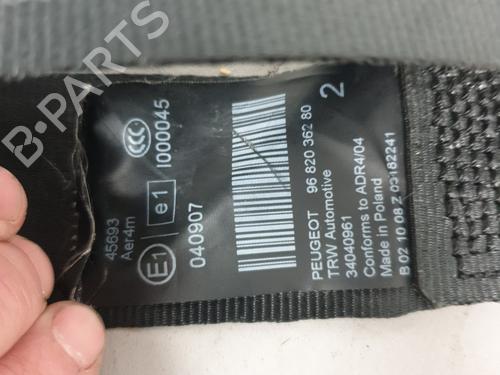 Used Rear right seatbelt Rear right seatbelt PEUGEOT 3008 I MPV (0U_) 1.6 VTi (120 hp) 26424631 26424631