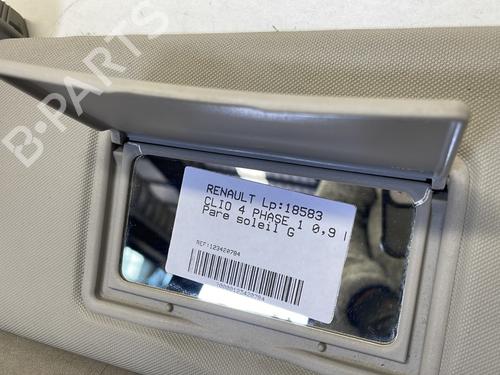 Left sun visor RENAULT CLIO IV (BH_) 0.9 TCe 90 (BHNF, BHMA, BHMH, BHJK, BHJR) | BP33475538I1 - Image 6