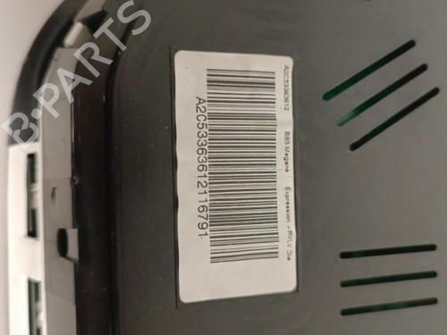 Instrument cluster RENAULT MEGANE III Hatchback (BZ0/1_, B3_) 1.5 dCi (BZ09, BZ0D, BZ1W, BZ29, BZ14) | BP26416044C47 