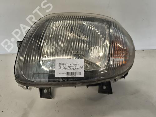 Used Left headlight RENAULT CLIO II Hatchback Van (SB0/1/2_) 1.9 D (SB0R) (54 hp) 32125368