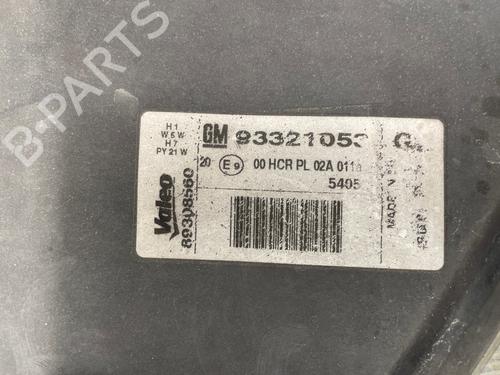 Used Right headlight Right headlight OPEL MERIVA A MPV (X03) 1.6 (E75) (105 hp) 34637985 34637985