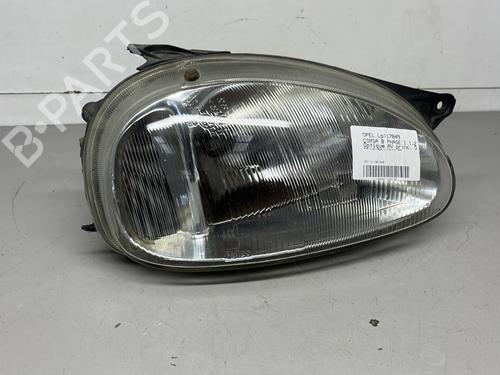 Used Right headlight OPEL CORSA B (S93) 1.2 i (F08, F68, M68) (45 hp) 29004433