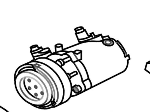 Used AC compressor AC compressor FIAT GRANDE PUNTO (199_) 1.4 16V (199BXG1B, 199AXG1B) (95 hp) 26422616 26422616