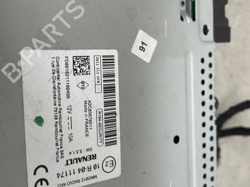 Radio RENAULT ZOE (BFM_) ZOE | BP26418570E6 