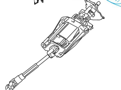 Used Steering column Steering column PEUGEOT 508 SW I (8E_) 2.0 HDi (163 hp) 26428231 26428231