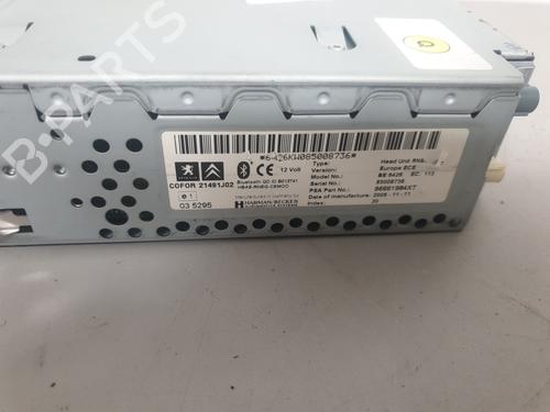 Radio PEUGEOT 3008 I MPV (0U_) 1.6 VTi | BP26424633E6 