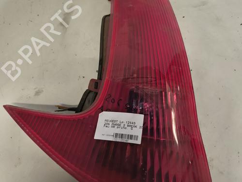 Used Left taillight PEUGEOT 206 SW (2E/K) 1.4 (75 hp) 32115127