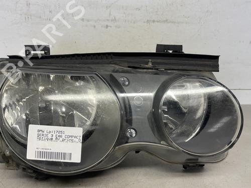 Used Right headlight BMW 3 Compact (E46) 316 ti (115 hp) 26412344