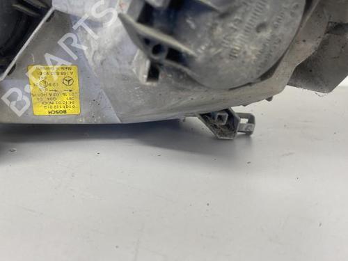 Used Right headlight Right headlight MERCEDES-BENZ A-CLASS (W168) A 170 CDI (168.008) (90 hp) 26416167 26416167