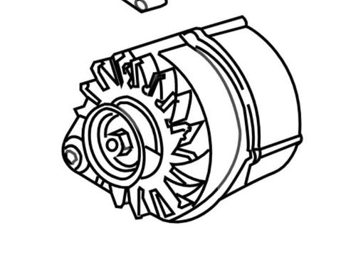 Used Alternator Alternator FIAT GRANDE PUNTO (199_) 1.3 D Multijet (75 hp) 26422587 26422587
