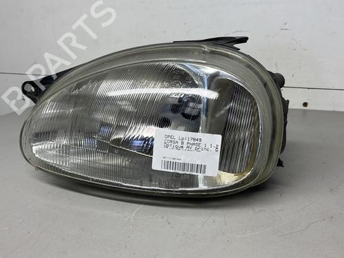 Used Left headlight OPEL CORSA B (S93) 1.2 i (F08, F68, M68) (45 hp) 29004434
