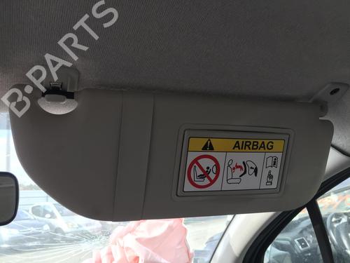 Right sun visor CITROËN C3 II (SC_) 1.4 HDi 70 (SC8HZC, SC8HR0, SC8HP4) | BP30171730I2 