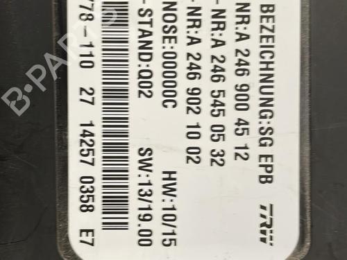 Used Electric handbrake Electric handbrake MERCEDES-BENZ A-CLASS (W176) A 180 CDI / d (176.012) (109 hp) 26422484 26422484