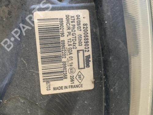 Used Left headlight RENAULT KANGOO Express (FC0/1_) 1.5 dCi (FC07, FC1R) (65 hp) 26422613